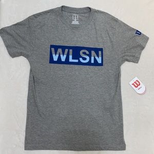 men’s wilson tennis athletic t shirt